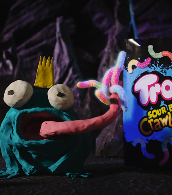 trolli worm plush