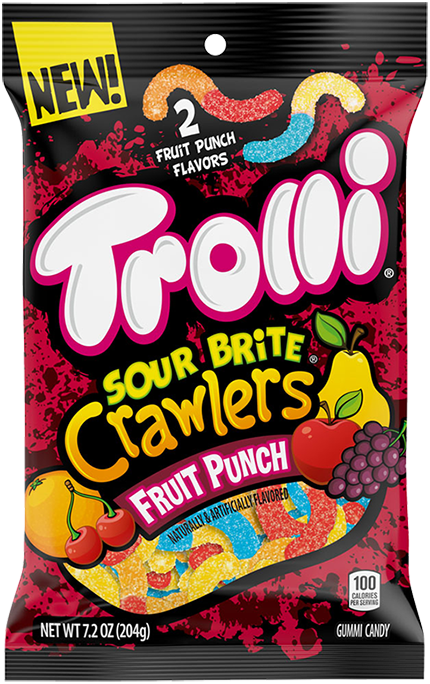 Trolli Fruit Gummy Candy Variety Pack, 5 Oz (8 Count) 